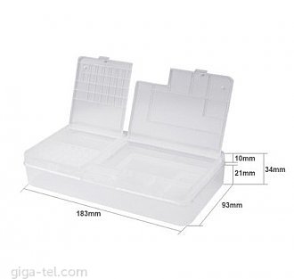 Plastic storage case for repair