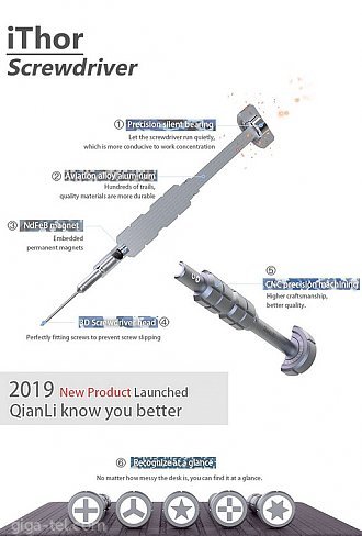 Qianli iThor 3D screwdriver B / Tri-point