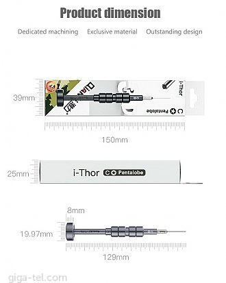 Qianli iThor 3D screwdriver D / Pinhead Philips