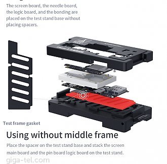 Mega-Idea iPhone 11 Pro / 11 Pro Max motheboard layered test frame