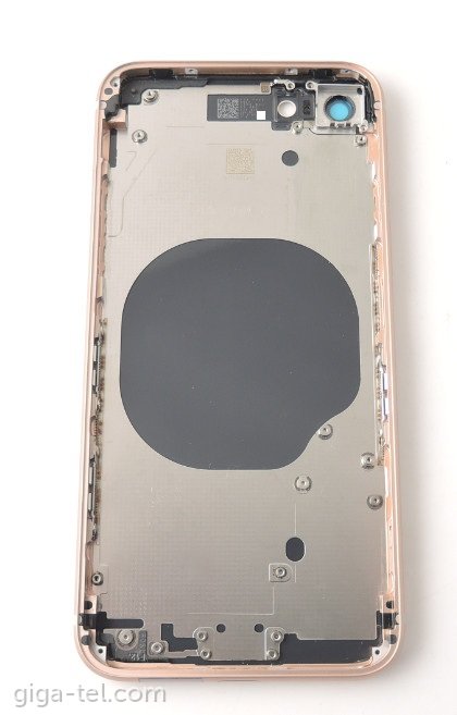 iPhone 8 full back cover gold