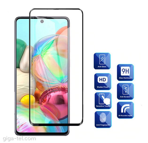 Samsung A71,M51,,M52,Xiaomi Poco F3,F5 Pro,Note 10 Lite 5 5D+ tempered glass