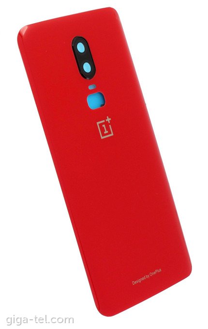 Oneplus 6 battery cover red