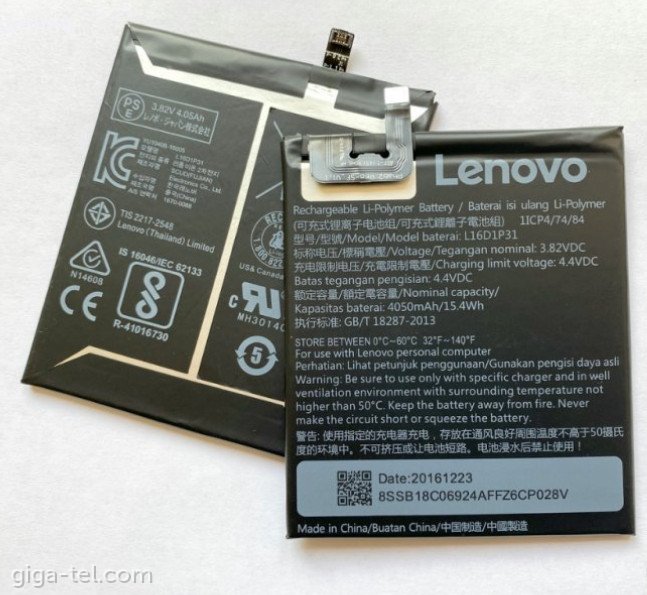 Lenovo L16D1P31 battery