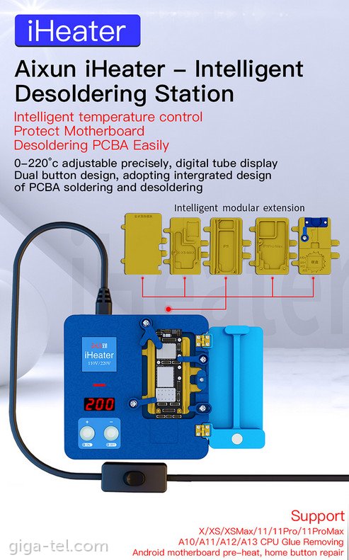 Aixun iHeater 1.gen desoldering station