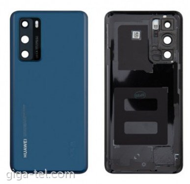 Huawei P40 battery cover blue