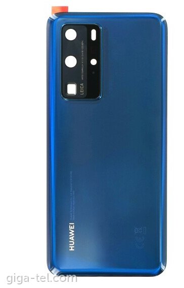 Huawei P40 Pro battery cover blue