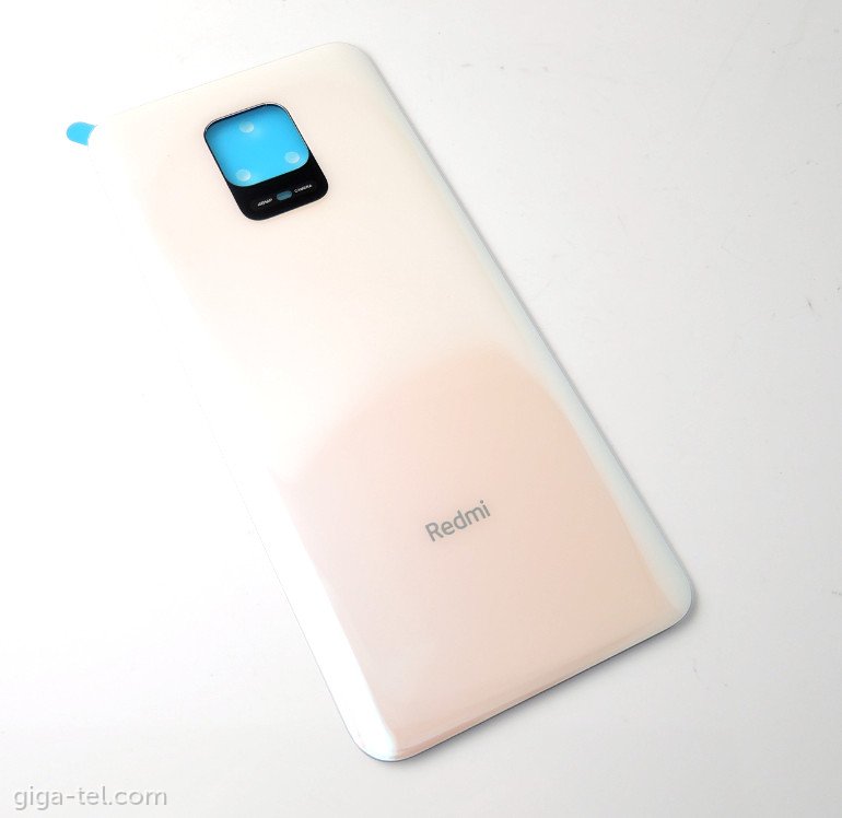 Xiaomi Redmi Note 9S battery cover white / pink