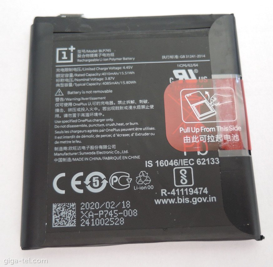 Oneplus BLP745 battery 