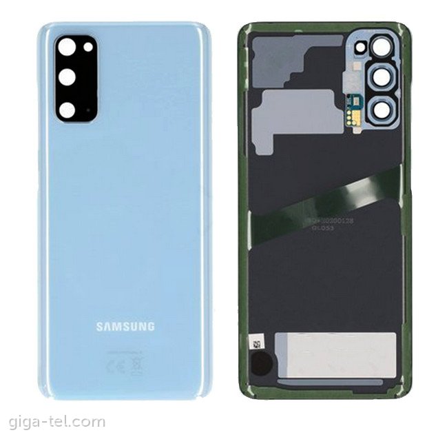Samsung G980F battery cover blue