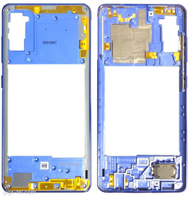 Samsung A415F middle cover blue