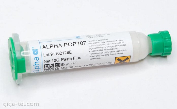 Flux solder paste Alpha POP707 /10ml