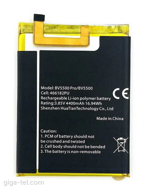 Blackview BV5500,BV5500 Pro battery