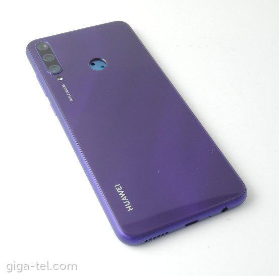 Huawei Y6p battery cover purple