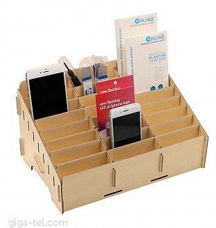 Storage box for 24 grid/phones  