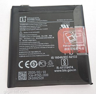 4085mAh - OnePlus 7T Pro (HD1910 HD1911 HD1913)  / ATL + OEM label