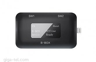 1. B-BOX support most complete models for all iOS devices from A7-A11, support JC B-Box supports all iOS devices from A7 to A11, also supports iPhxne SE-X, iPxd mini 4, iPxd 5 / 6, iPxd Pro (10.5), iPxd PRO2 (12.9).
    One key to decode Wi-Fi
    One key to close the default camera sound for Japanese version of iOS devices
    Decoding Wi-Fi via USB directly, no need to remove NAND or exchange Wi-Fi chip
    One key to modify the country, color, and all NAND system configuration data via connecting to iOS devices
    No need to remove NAND for iPhone board data moving
    1.3 inch OLED screen, one key to switch between Chinese and English languages
