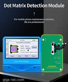 Testing module for JC box item nr.117244
support to check if the face dot matrix is normal, and the functions like fuse, NTC disconnected, I2C disconnected, short circuit etc.
Support dot matrix encrypted data read and backup, the burning function will be opened later.