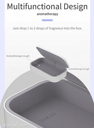 Wireless charger and UV-C sterilizing box V58