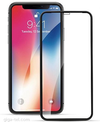 iPhone X,XS,11 Pro 3D silicon Edge tempered glass