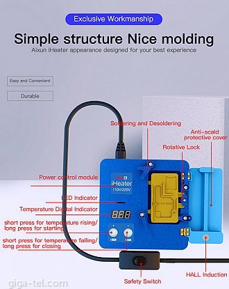 Aixun iHeater 1.gen desoldering station