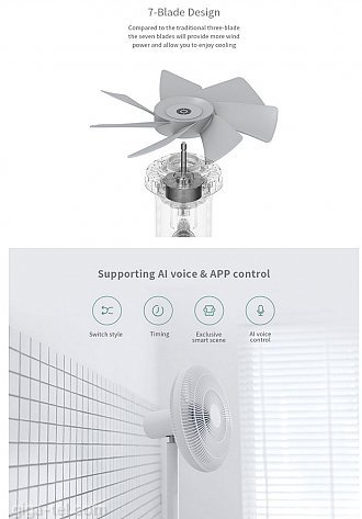 Xiaomi DC conversion  floor wifi fan