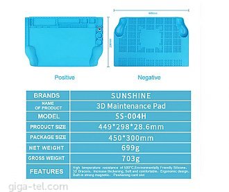 High temperature 3D maintenance pad SS-004H