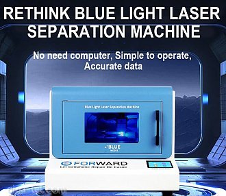 Forward blue laser separation machine for iPhone cover and LCD+air purifier