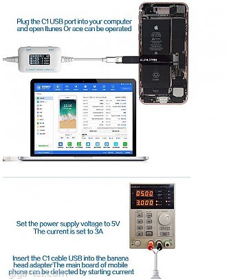 JC smart repair box C1 for iphone