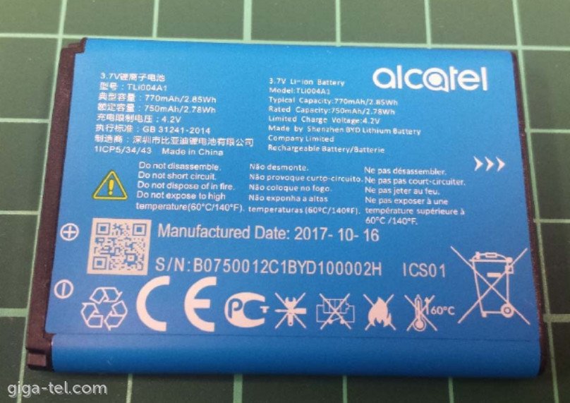 Alcatel Tli004A1 battery