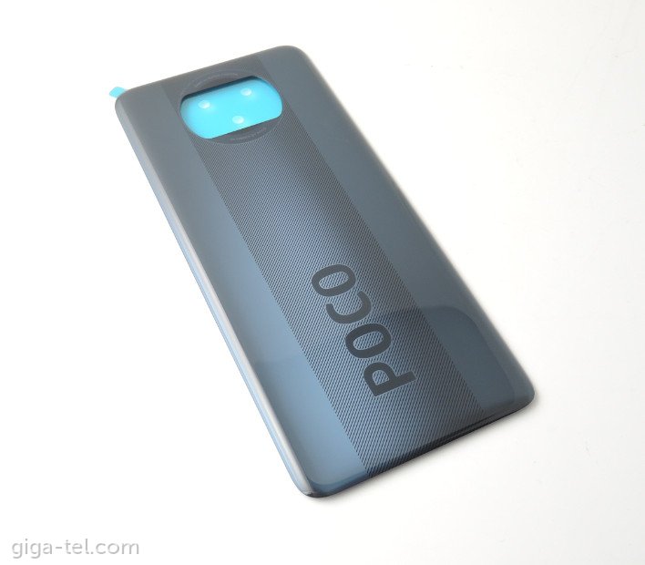 Xiaomi Poco X3 battery cover gray