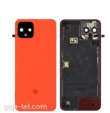 Google Pixel 4 battery cover orange