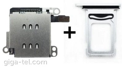 iPhone XR dual SIM reader+tray white