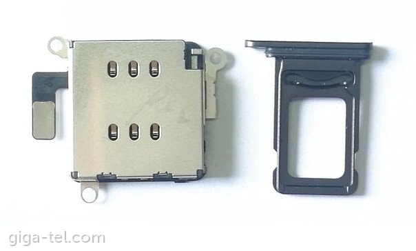 iPhone 11 dual SIM reader+tray black