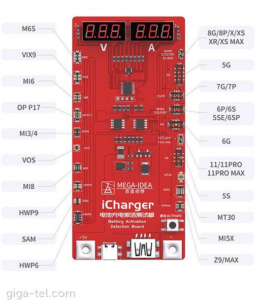 Mega-Idea iCharger for battery