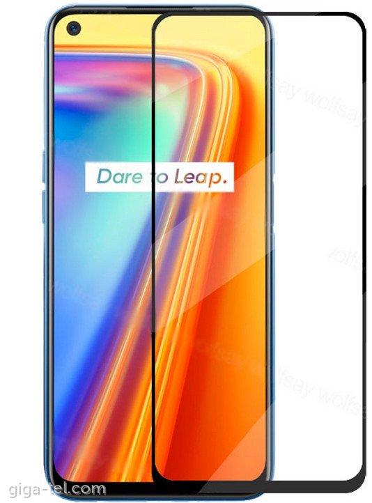 Realme 7  2.5D tempered glass