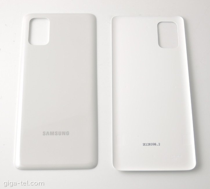Samsung M515F battery cover white - without camera lens