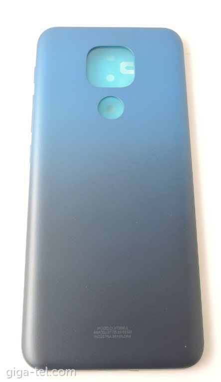 Motorola E7 Plus battery cover blue