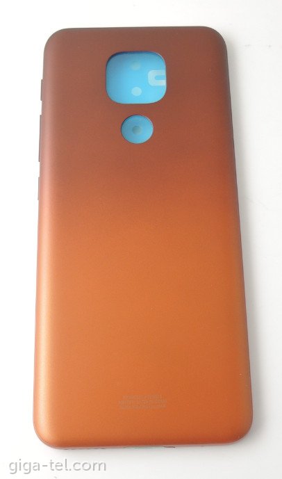 Motorola E7 Plus battery cover brown