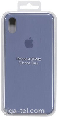 Iphone XS Max silicone case lavender gray
