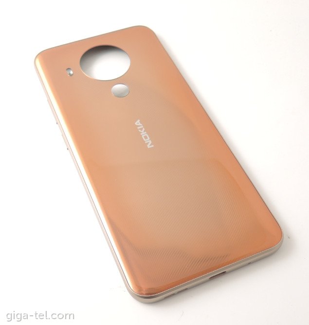 Nokia 5.4 battery cover gold