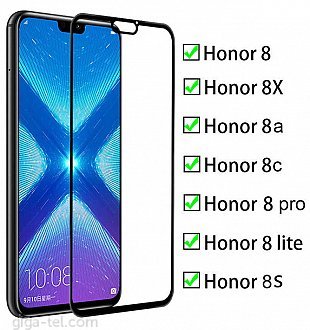 Honor 9X Lite,Honor 8X 5D tempered glass