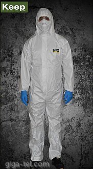 Coverall much needed for hospitals and nursing homes to protect against COVID19! SMS  63 gr / m2, non-woven, CE,  Type 5/6! Sizes L,XL, XXL, 3XL, TOP quality