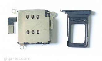 iPhone 11 dual SIM reader+tray black