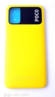 Xiaomi Poco M3 battery cover yellow