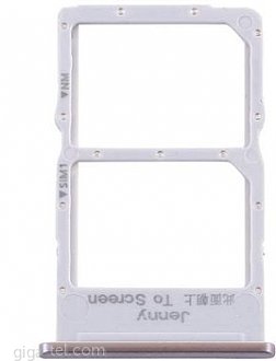 Huawei P40 Lite SIM tray silver / pink
