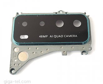 Huawei P Smart 2021 camera frame+glass green