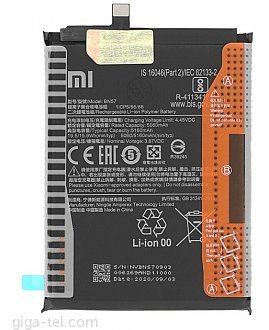 5160mAh - Xiaomi Poco X3 NFC, Poco X3 Pro
