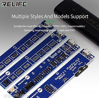 Relife RL-909C USB tester + battery activation boards