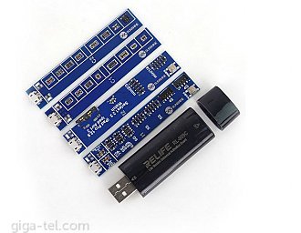 Relife RL-909C USB tester + battery activation boards